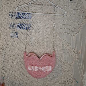 Pale Pink Heart Purse
